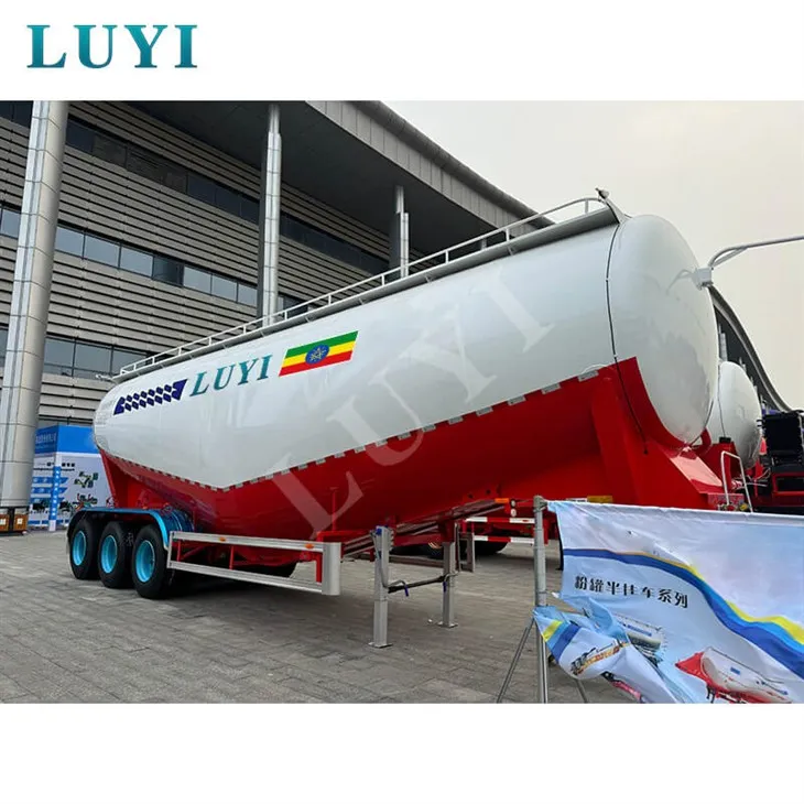 3-Oś 57 metrów sześciennych może być dostosowana do potrzeb klienta Naczepa cysterna proszkowa