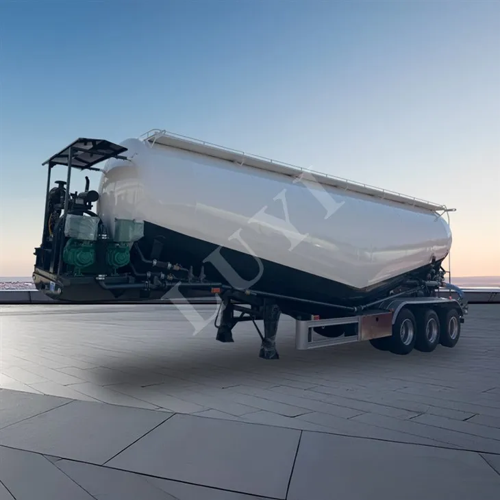 Naczepa cysterna na proszek 3-oś 45 m3|Niezawodny transport dla projektów infrastrukturalnych