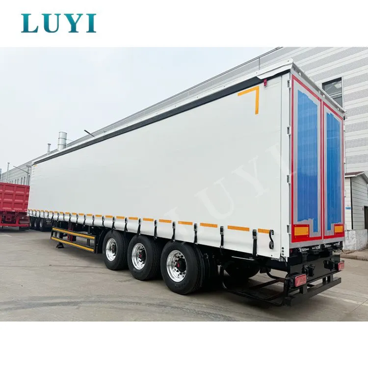 3-osiowa przyczepa z boczną kurtyną