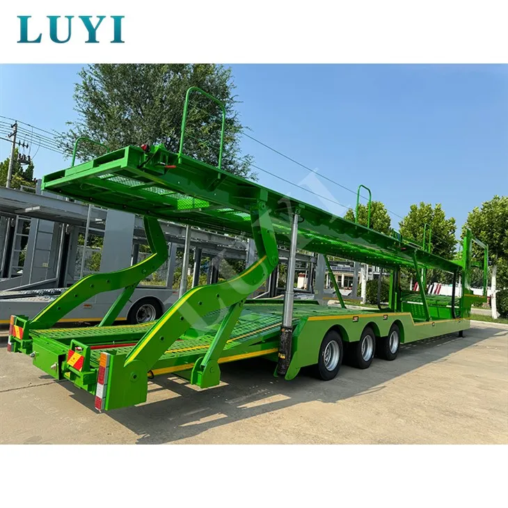 3-osiowa przyczepa do przewozu samochodów