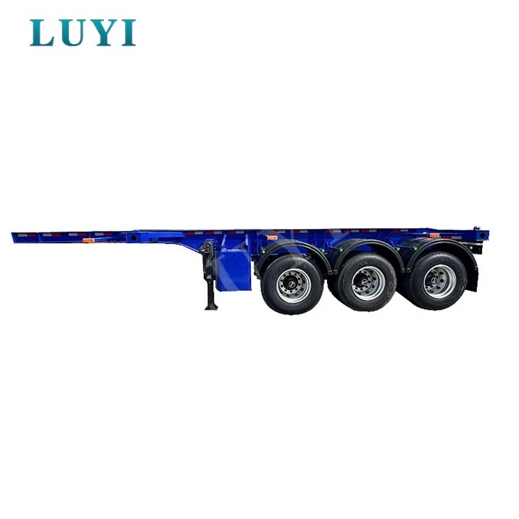 Premium Tri Axle 40 Foot Flatbed Semi Trailer high quality Premium Tri Axle 40 Foot Flatbed Semi Trailer high quality