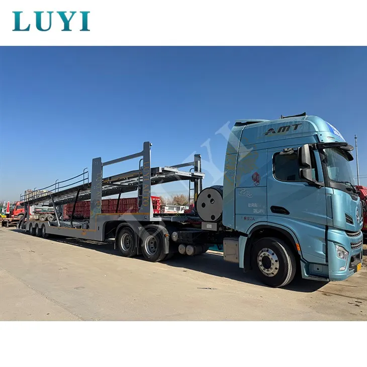 Proces cynkowania przewożący 8 naczep do transportu samochodów