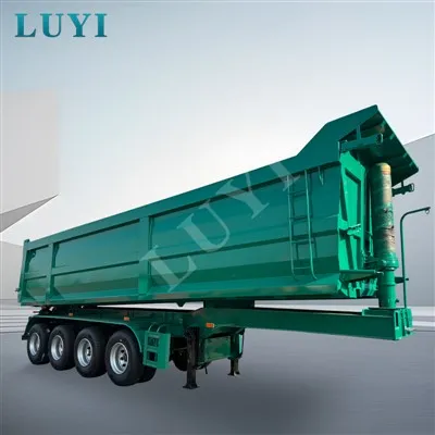 Prostokątny 4 -osiowy tylna przyczep