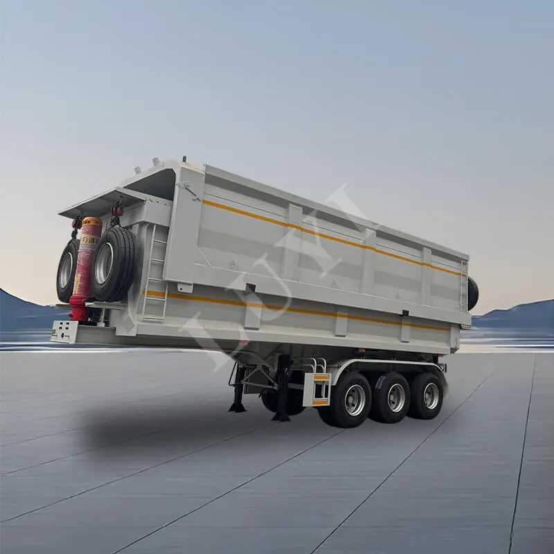 Trzy - osi 60 - 80 ton tylnych - Tipping Semi-Trailer
