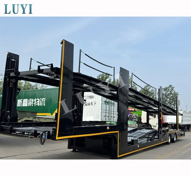 Przyczepa ciężarowa, trzy osie, 8 wagonów, ładowność 10001-15000 kg