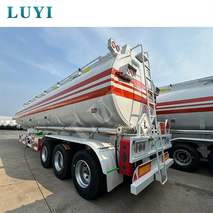 Naczepa cysterna do przewozu oleju ze stopu aluminium 45000L