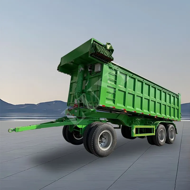 Dwa - prostokątny 30/50 sześcienny tylne rozładunek półproduktowy -